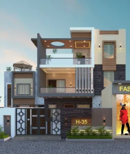 triplex house design