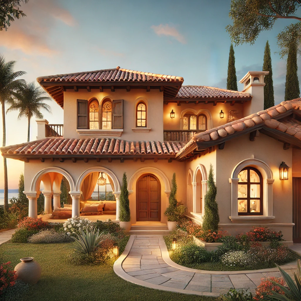 Classic Colonial Bungalow House Design